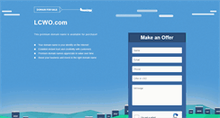 Desktop Screenshot of lcwo.com