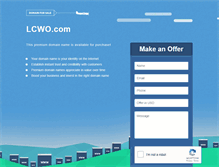 Tablet Screenshot of lcwo.com
